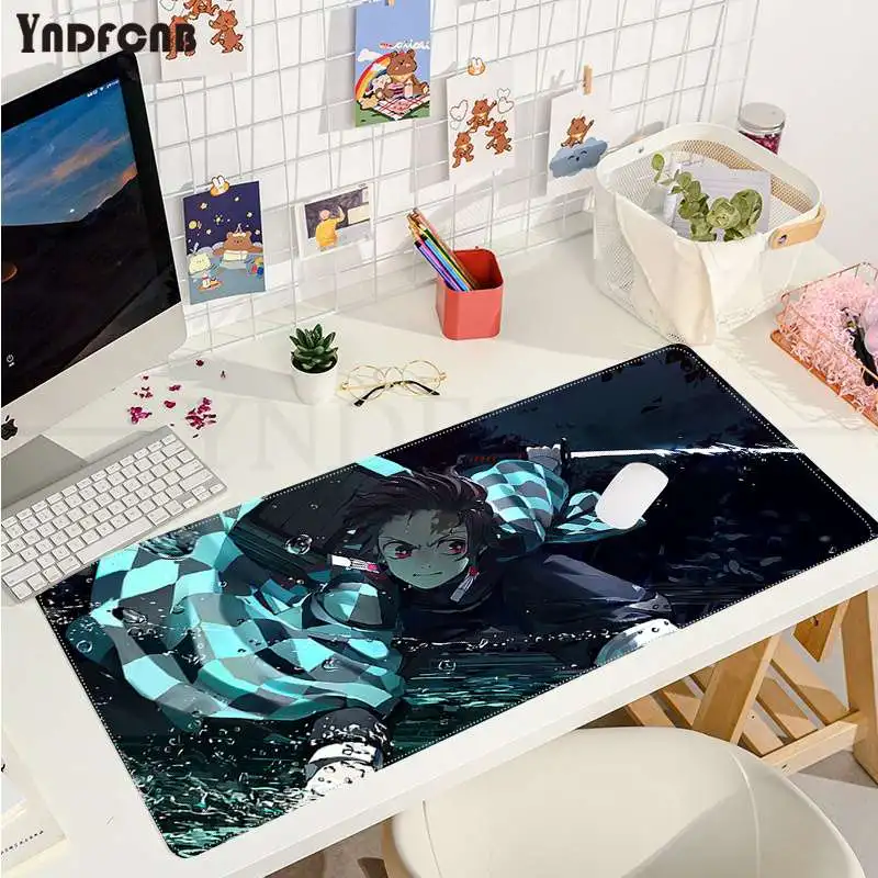 

Demon Slayer Kimetsu no Yaiba girl anime New gamer play mats Mousepad Size for CSGO Game Player Desktop PC Computer Laptop