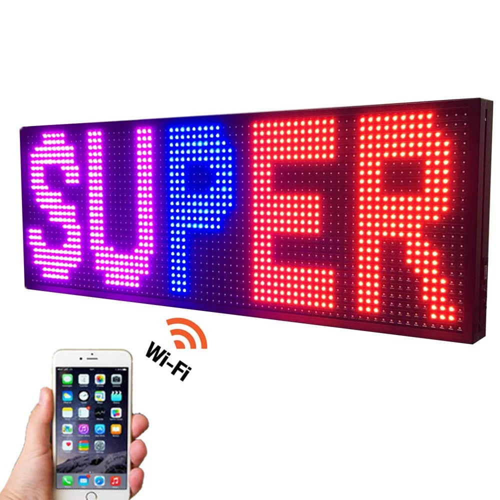 Programmable flex led display. Programmable flex led display