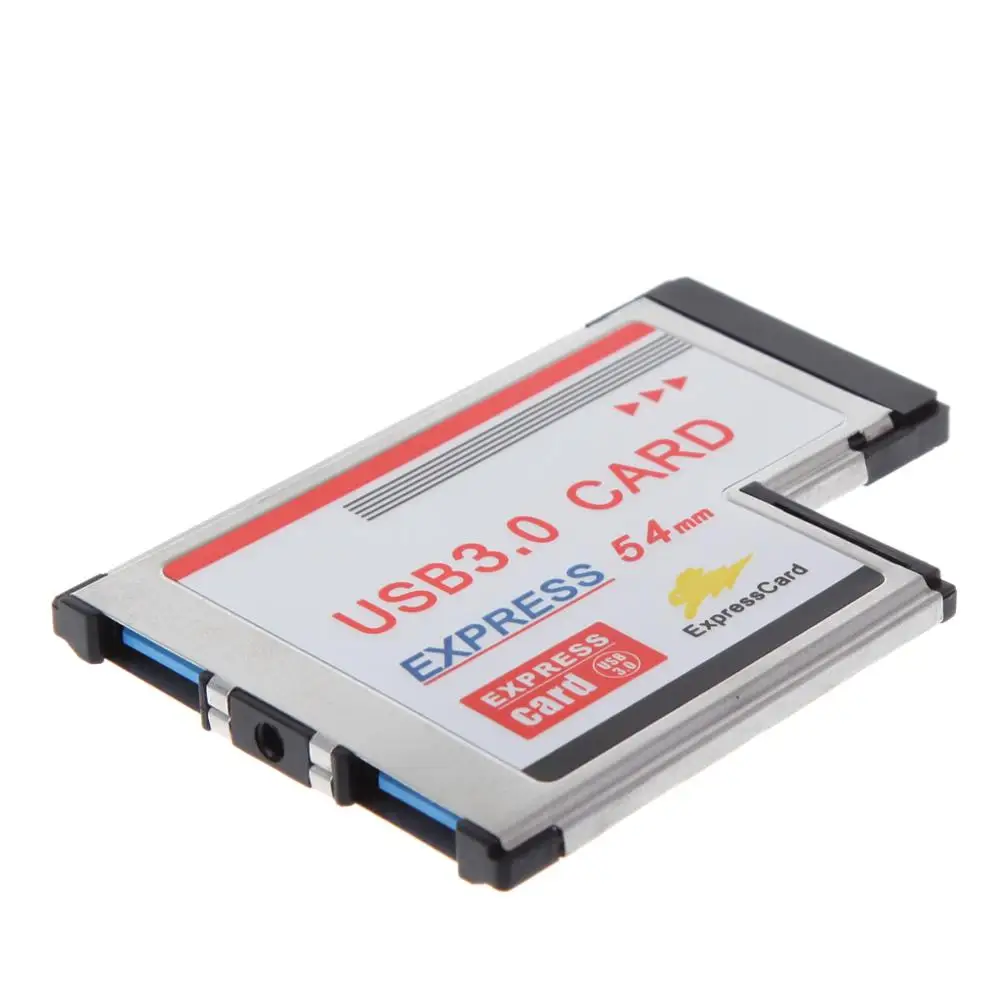 2 порта USB 3 0 концентратор экспресс карта скрытый 54 мм адаптер ExpressCard для