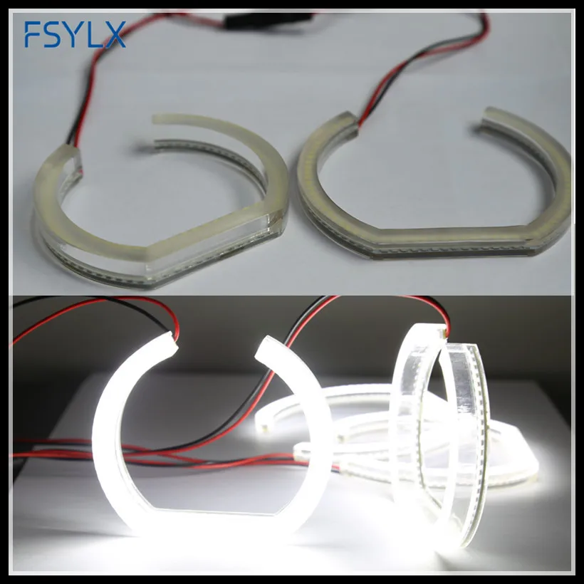 FSYLX Хрустальный светодиодный ангельские глазки для BMW F30 F35 SMD СВЕТОДИОДНЫЙ halo