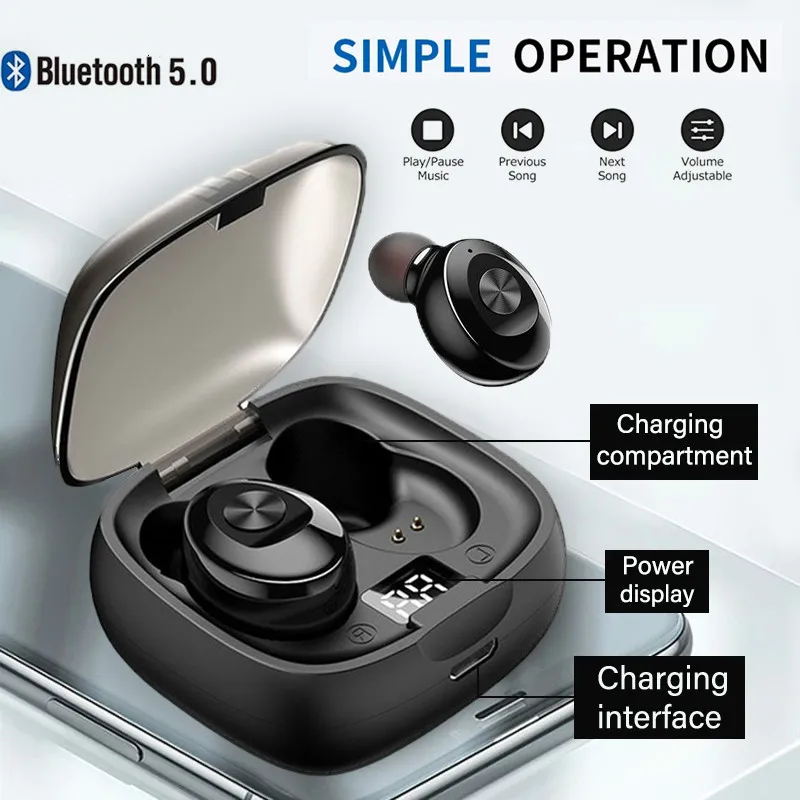 

TWS беспроводные наушники, спортивные наушники-вкладыши с автоматическим сопряжением, деловая Музыкальная гарнитура для Huawei, Iphone, Xiaomi, Bluetooth-...