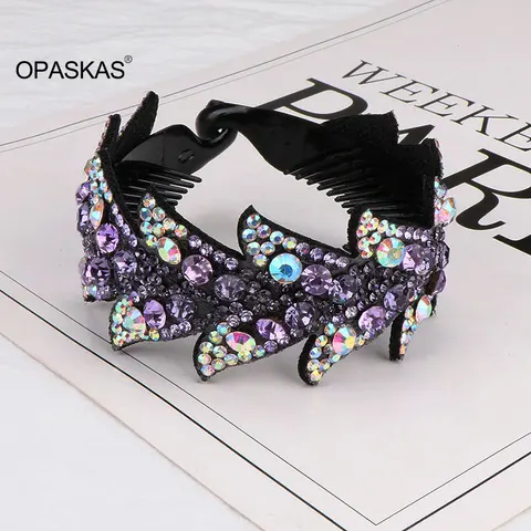 Заколка для волос OPASKAS со стразами