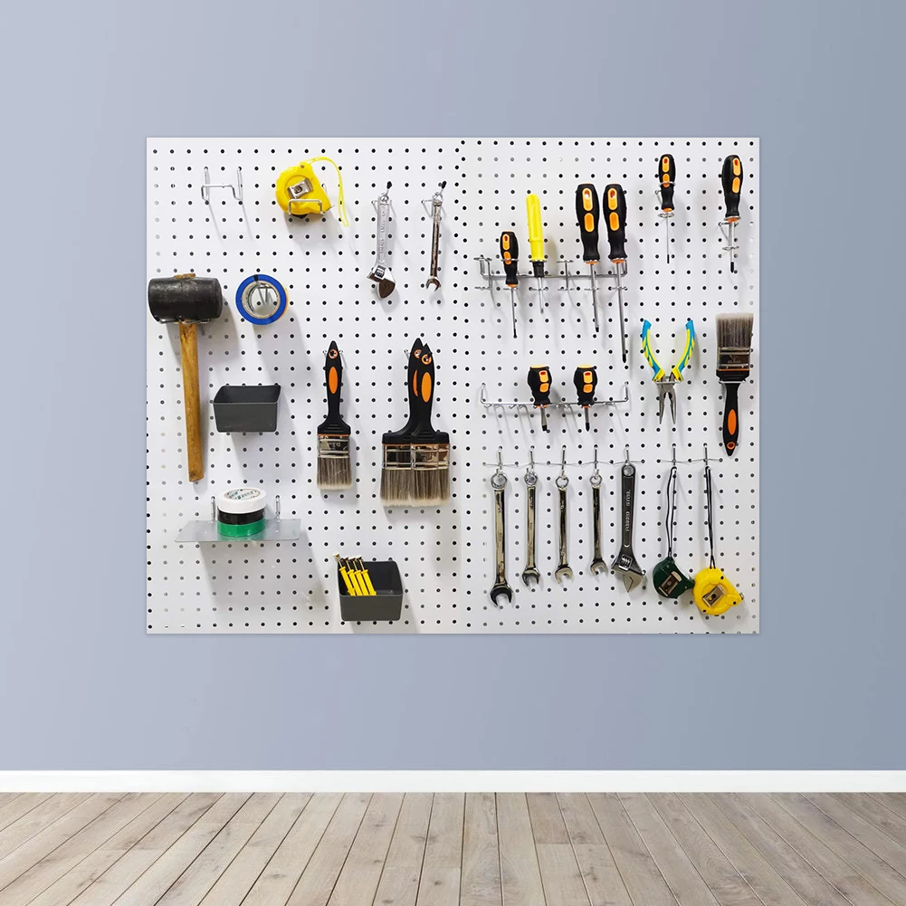 170 шт. Pegboard Крючки ассортимент с металлическими крючками комплекты ящики колышек