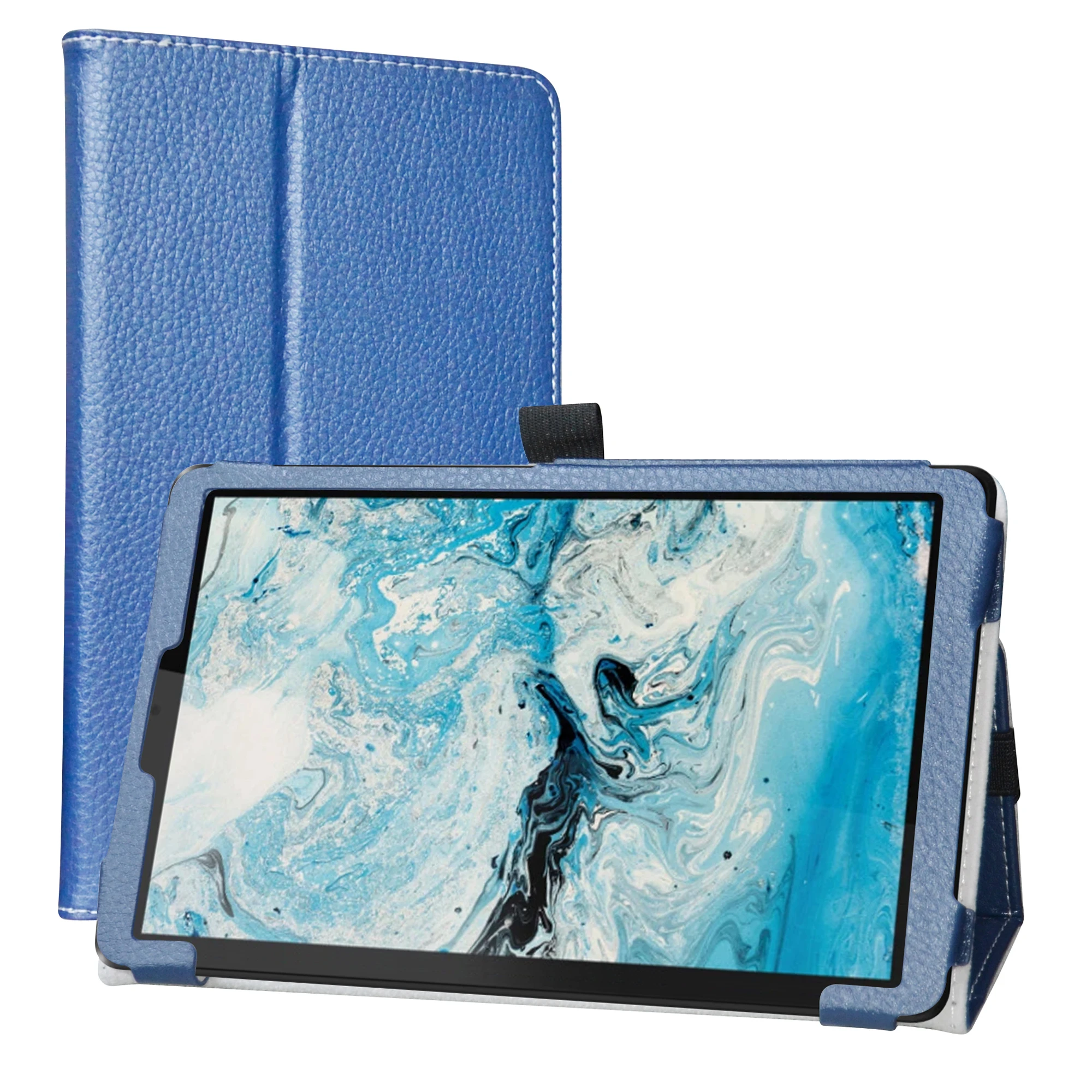 

Чехол для 8-дюймового планшета Lenovo Smart Tab M8 (телефон), складная подставка, чехол из искусственной кожи с эластичной застежкой