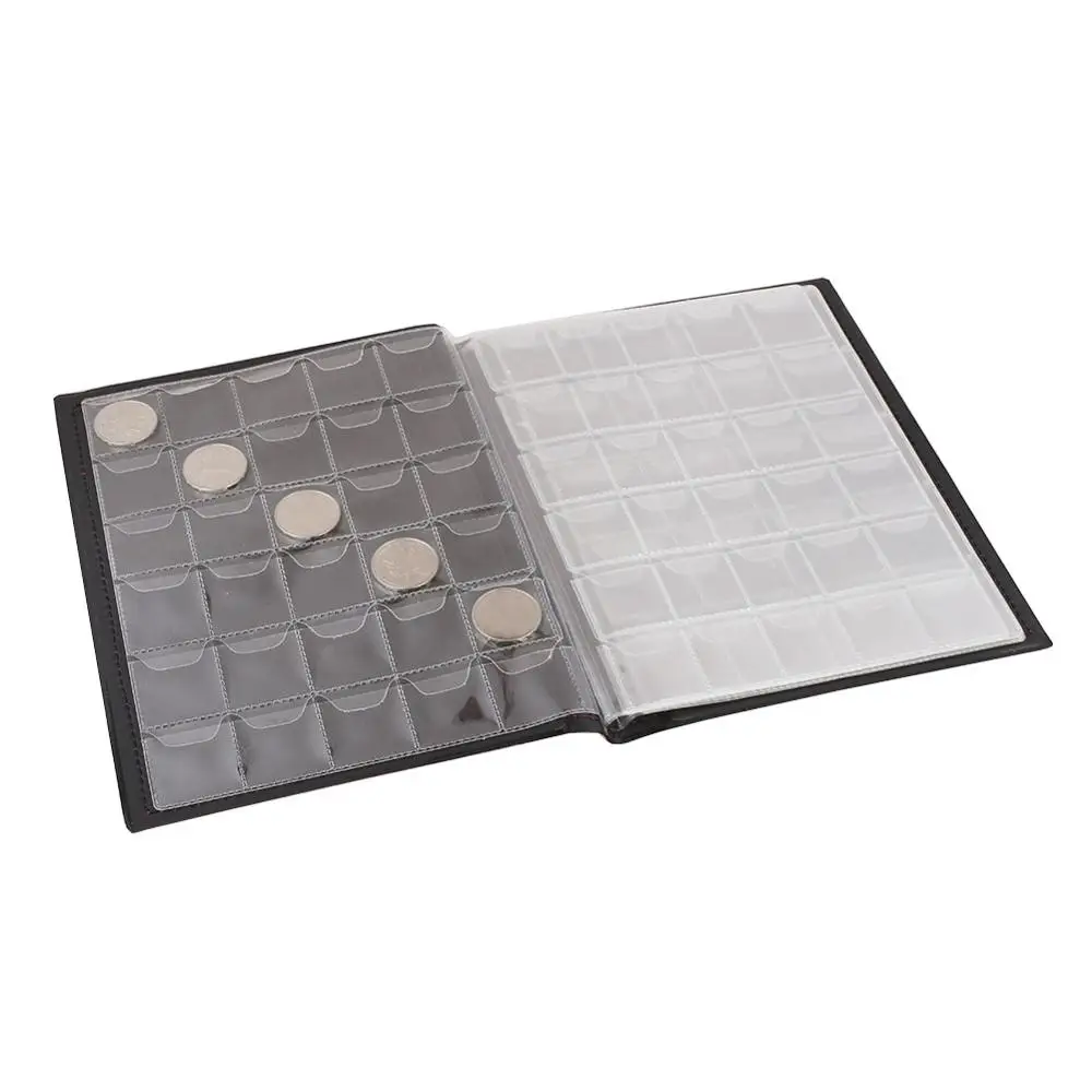 250 Карманный держатель альбома для монет портативная коллекция Мини Пенни