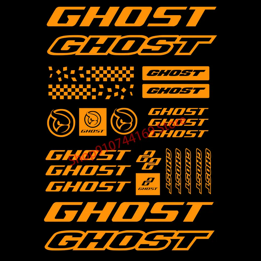 Велосипедная Рама виниловые наклейки для призрака дорожного велосипеда горного
