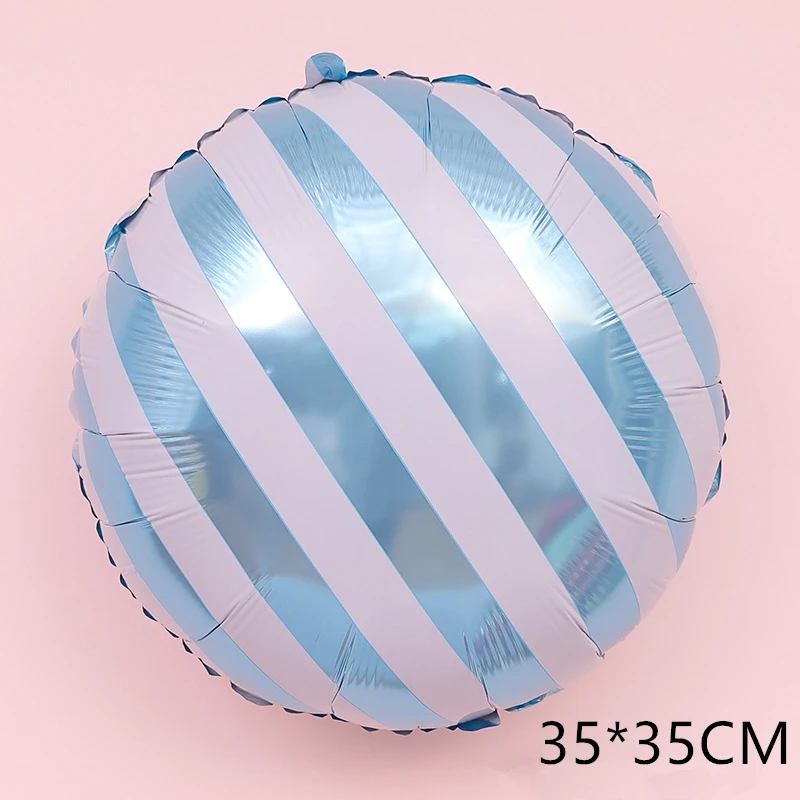 Blue Lollipop 1 шт конфетный пончик мороженое тема гелиевые фольгированные шары звезда круглые шары Детские принадлежности для украшения свадебной вечеринки детские игрушки - Цвет: Blue Lollipop