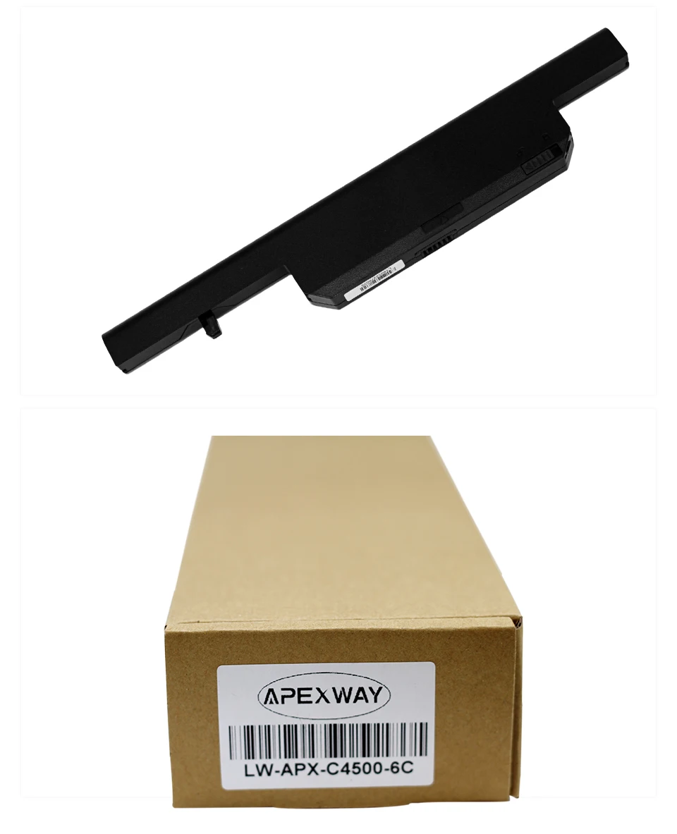 Apexway 6 ячеек ноутбук Батарея для CLEVO C4500BAT-6 BAT-B5105M C4100 C4500 C4500Q C4501 6-87-C480S-4P4 KB15030 W150ER 4505 W150