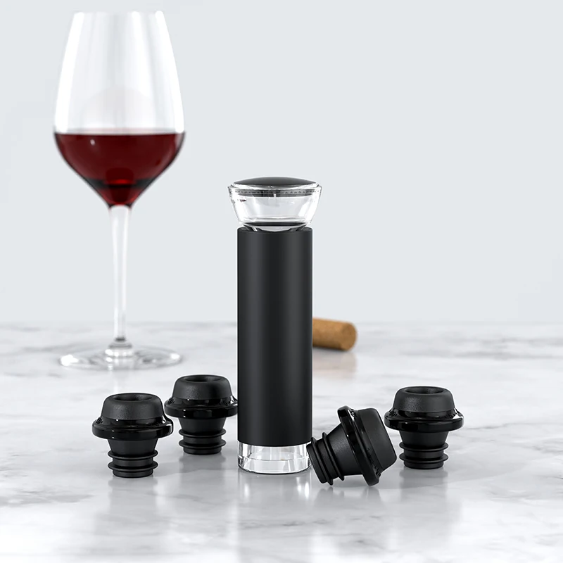 wine champagne bottle vacuum stopper liquor bottle cap silicone lid keep wine fresh bar tool wine set kitchen accessory gadget free global shipping