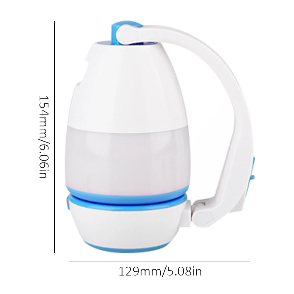 

LED Portable Lamp Handheld Camping Light Waterproof Torch Multifunctional USB Rechargeable for Camping Fishing Blue Black Pink