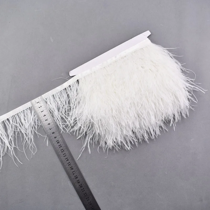 1 метр белые перья фазана утка индюк страусиные бахрома планки гусиные для