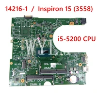 cn 0nwjl10mhdt2 14216 1 for inspiron 15 3558 laptop motherboard with i5 5200 cpu nwjl1 working perfect