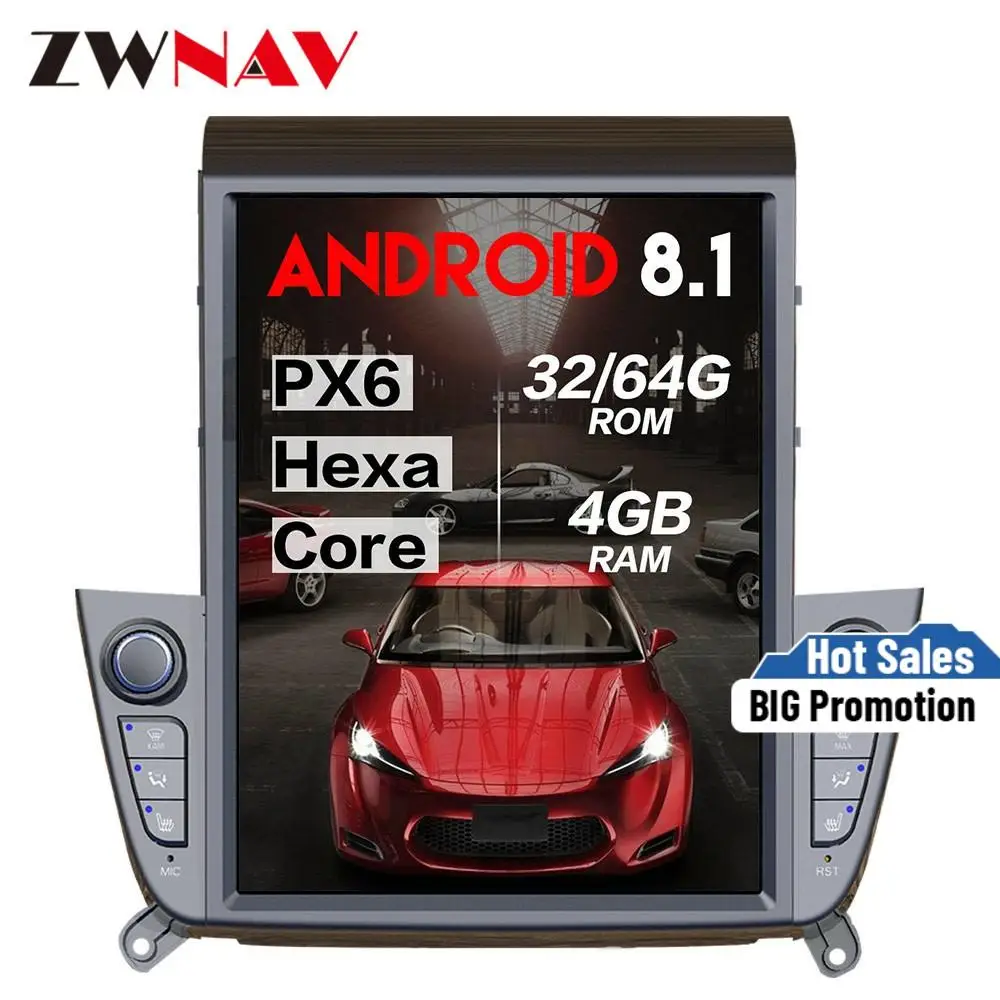 PX6 4G + 64G Tesla стиль Android 8 1 автомобильный мультимедийный плеер для Hyundai IX35 2018 GPS Navi