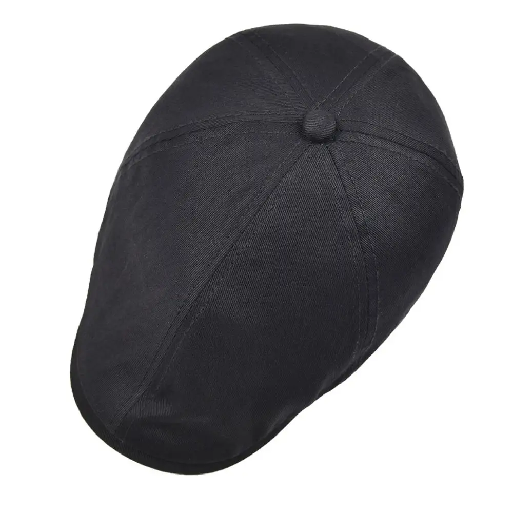 VOBOOM Twill хлопковый плоский плющ кепка мужская женская кофейная коричневая