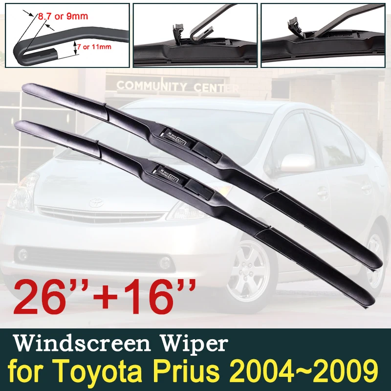

for Toyota Prius XW20 20 Touring 2004~2009 Car Wiper Blade Windscreen Windshield Wipers Car Accessories 2005 2006 2007 2008