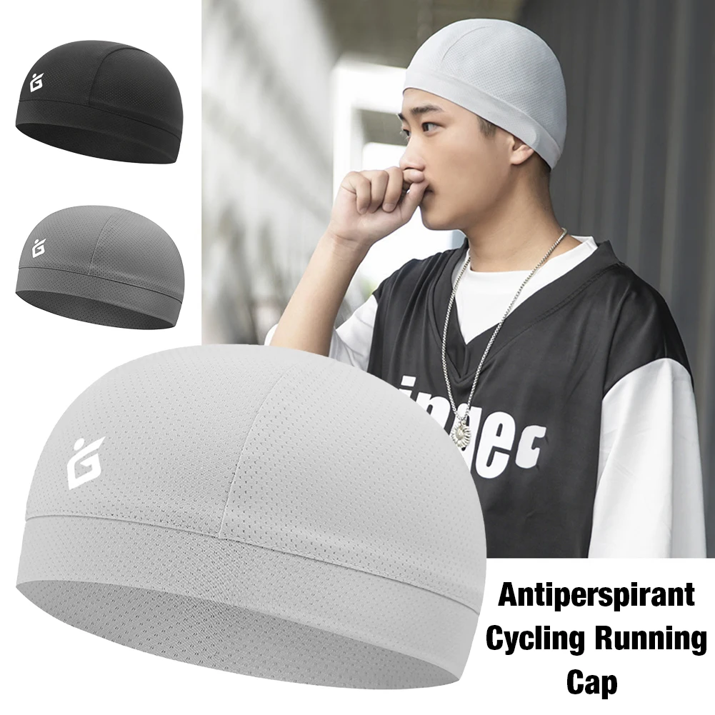 

New Style Man Sport Skull Hat Summer Breathable Sweat Wicking Cycling Running Cap Odorless and Sweat-absorbent no discoloration
