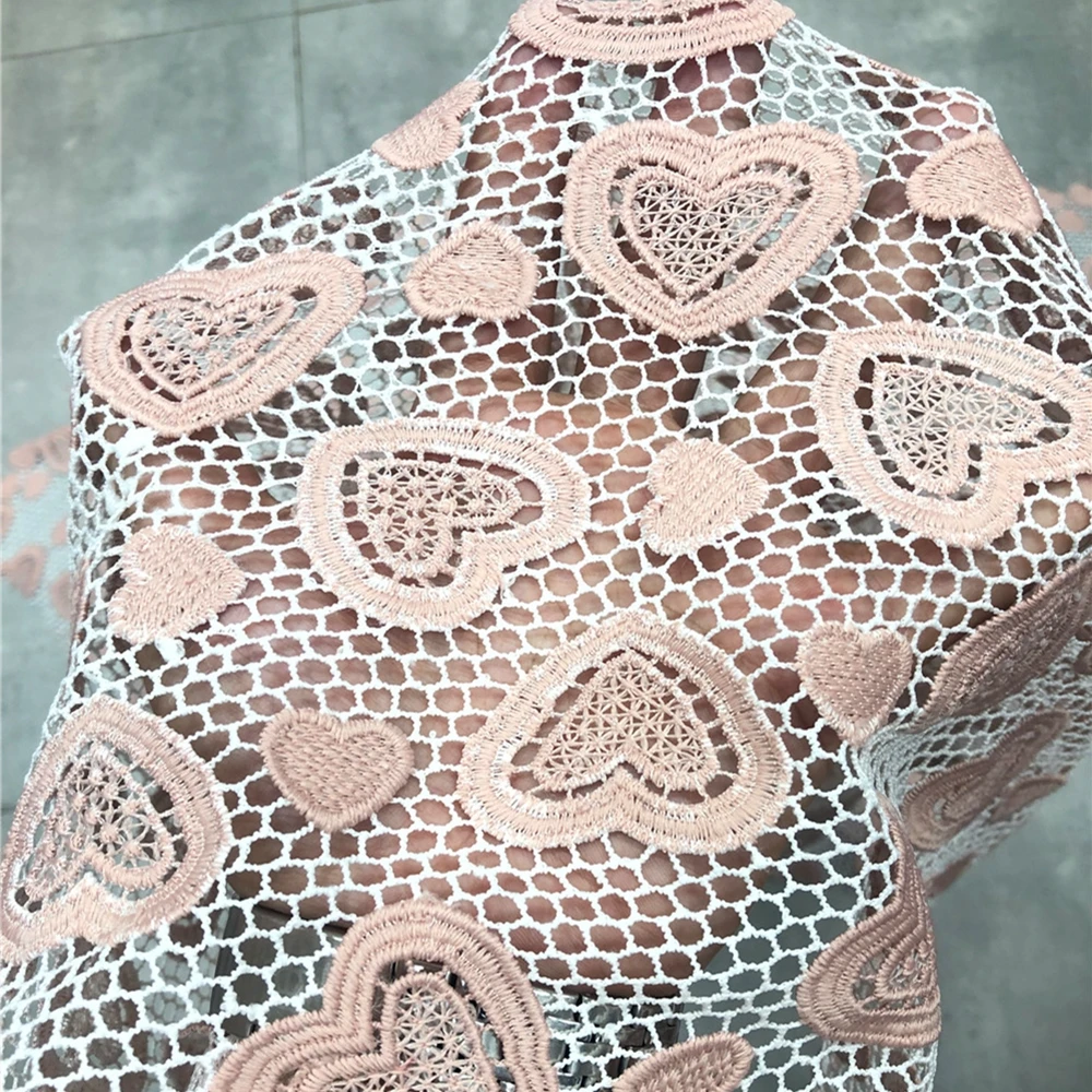

Muti color Croechet Lace fabric for Fashion Dress