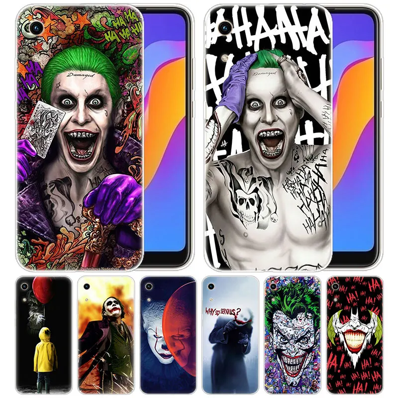 Роскошный силиконовый чехол клоун Джокер для Huawei Honor 9X 8A 7A 20 Pro 7X 8X 7S 8S 8 9 10 Lite View 20i 10i