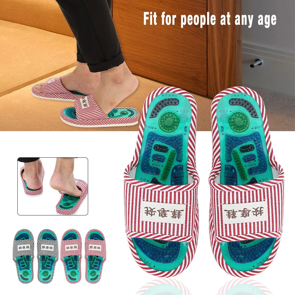 

Male Female Acupoint Magnetic Therapy Massage Slippers Soft Healthy Feet Care Massager Magnet Shoes Eliminate Fatigue Help Sleep