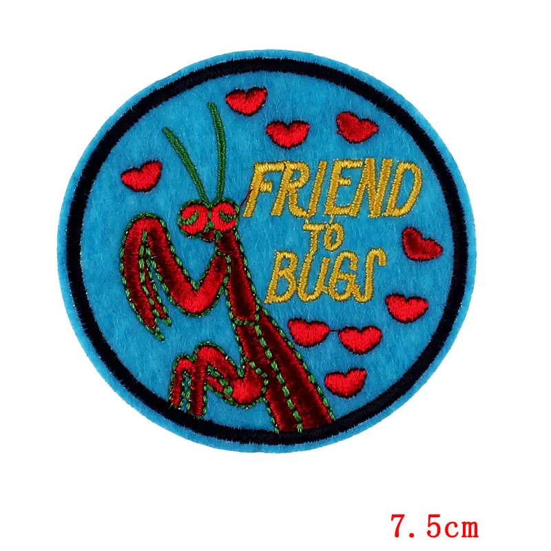 

Round love patches For Clothing Fusible Sewing Clothes Applique Patch Clothes Iron on Patches For Clothing Embroidered Patch DIY