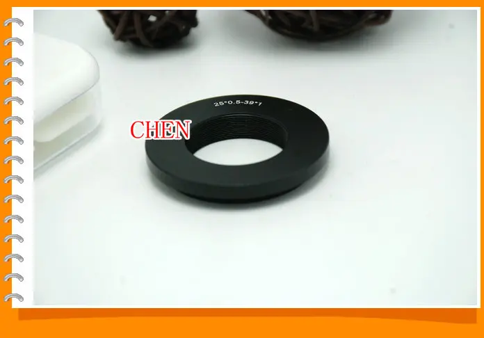 Алюминиевое сплавное кольцо-адаптер M25-M39 25-39 мм M25 0,5 мм M39 (1) с фланцем на.