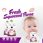 1 шт Детские Еда сумка для хранения Полезная 100 мл200 мл многоразовые Squeeze Еда мешочек для хранения 