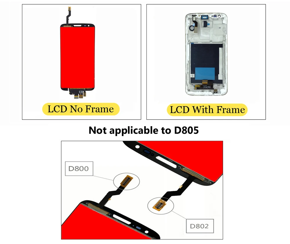 Для LG Optimus G2 D800 D801 D802 D803 D806 LS980 VS980 F320L F320S ЖК-дисплей сенсорный экран оцифровать сборка бесплатные инструменты