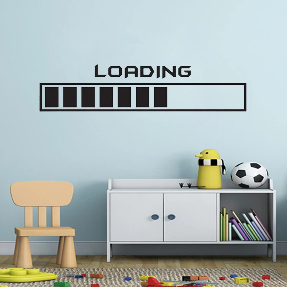 Виниловая наклейка на стену для геймеров игровой джойстик декор комнаты