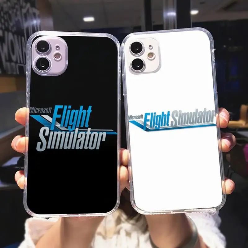 

Hot Game Microsoft Flight Simulator Phone Case For iPhone 12 Mini 11 Pro XS Max X XR 7 8 Plus
