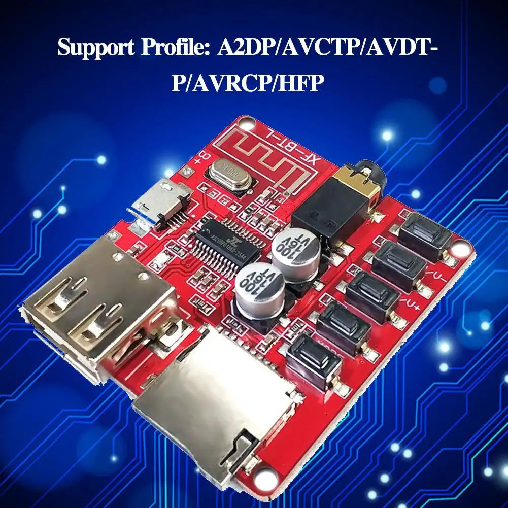 1 шт. MP3 bluetooth аудио модуль динамик без потерь плата динамика DIY Модифицированная