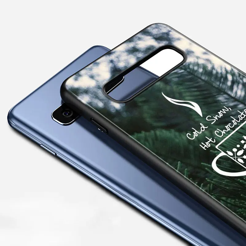 

Silicone Black Cover Inspirational Humor Quotes for Samsung Galaxy Note 10 Pro 9 8 Plus S10 5G S9 S8 S7 Plus S6 Phone case