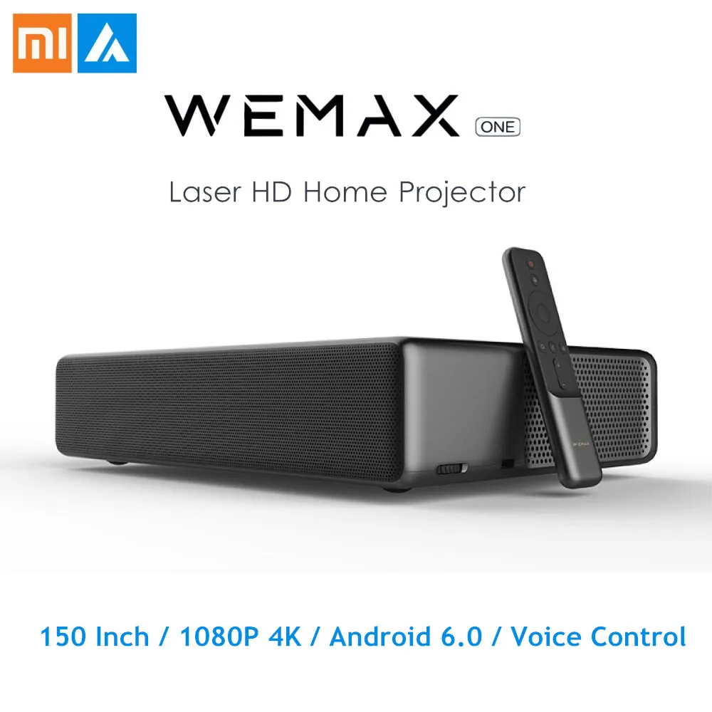 Лазерный проектор Xiaomi WEMAX ONE PRO 7000/5000 люмен 150 ''1080 P FHD 4K Android 6,0 BT4.0 2,4/5 ГГц WiFi домашний кинотеатр