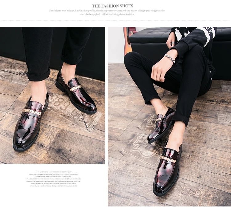Thick Bottom Mens Dress Shoes Men Bring Brand Wedding Shoes Luxury Italian Casual Office Formal Loafers Boats Leather Shoes Men