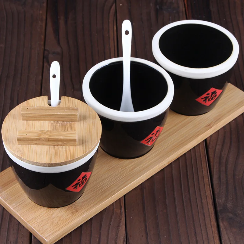 Креативный керамический цилиндр благословения с крышкой маленький резервуар