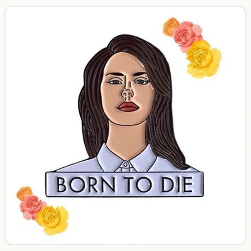 Лана Дель Рей родилась в Die брошь заколки эмалевые металлические значки заколка