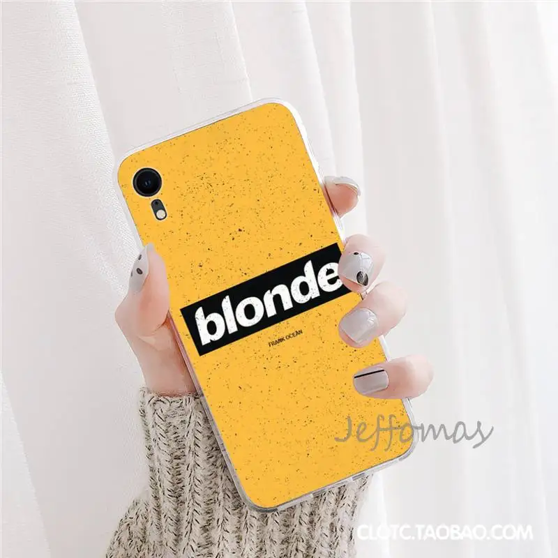 

Frank blond Ocean Phone Case For iphone 12 5 5s 5c se 6 6s 7 8 plus x xs xr 11 pro max mini