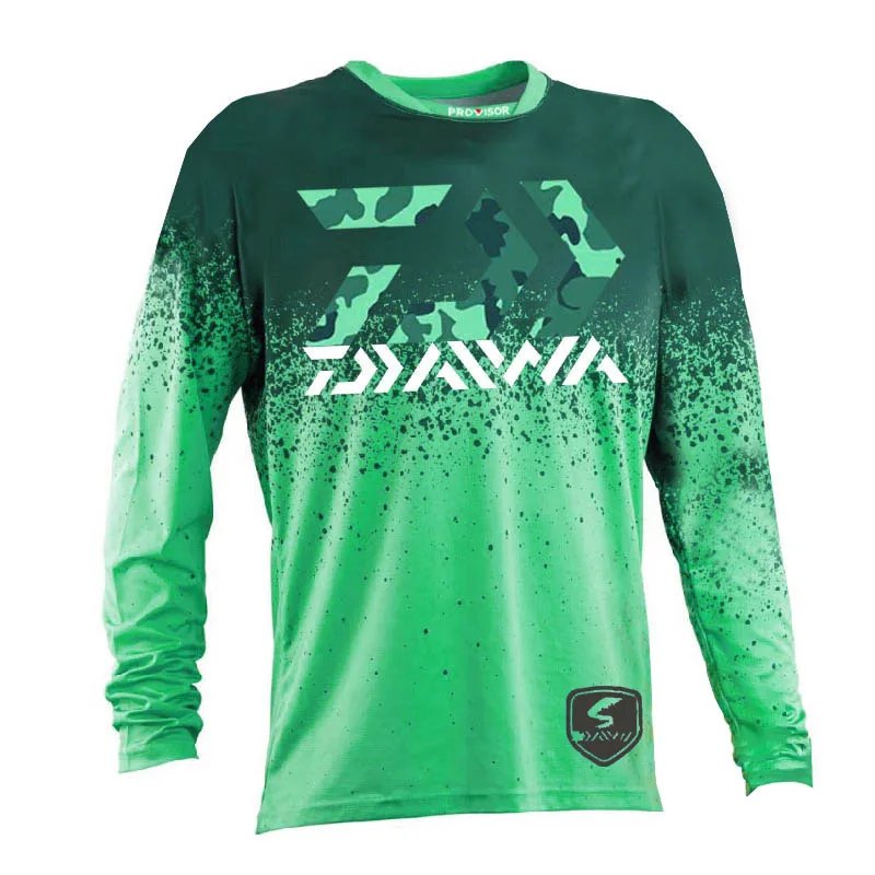 2020 Весенняя Мужская одежда для рыбалки с длинным рукавом дышащая анти-УФ