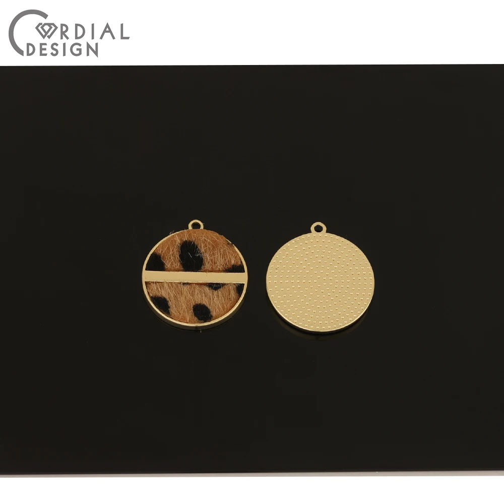 

Cordial Design 50Pcs 20*22MM Jewelry Accessories/Charms/Hand Made/Leopard Print Effect/DIY Pendant/Earring Findings & Components