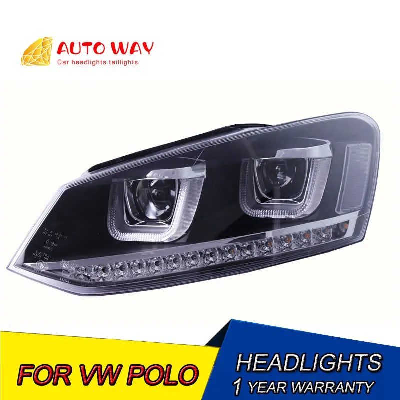 Автомобильный Стайлинг светодиодный чехол HID для фар Rio VW Polo 2009 2015 биксеноновые