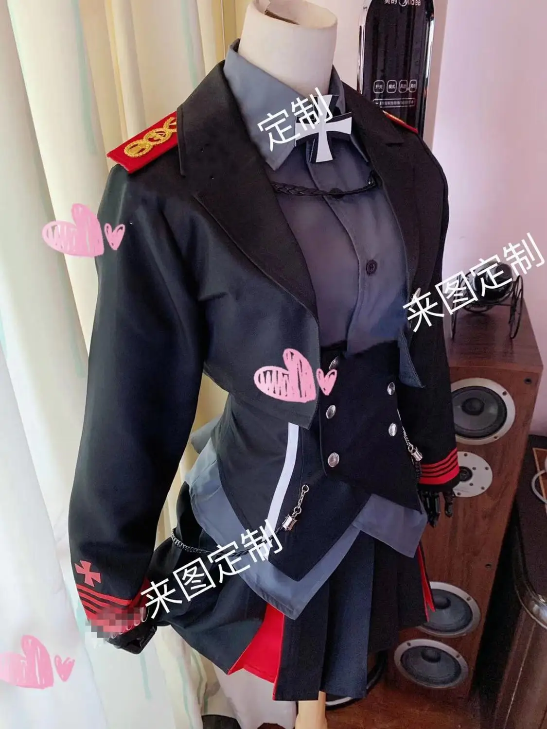 

Custom made Azur Lane Game Cosplay KMS Roon Cosplay Costume
