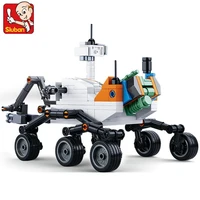 288pcs aviation urban mars rover space probe vehicle car brinquedos building blocks sets educational toys for children