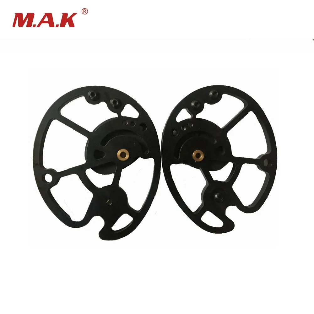 1 пара блочного лука из алюминиевого сплава шкив для 20 70 фунтов блочный лук охоты