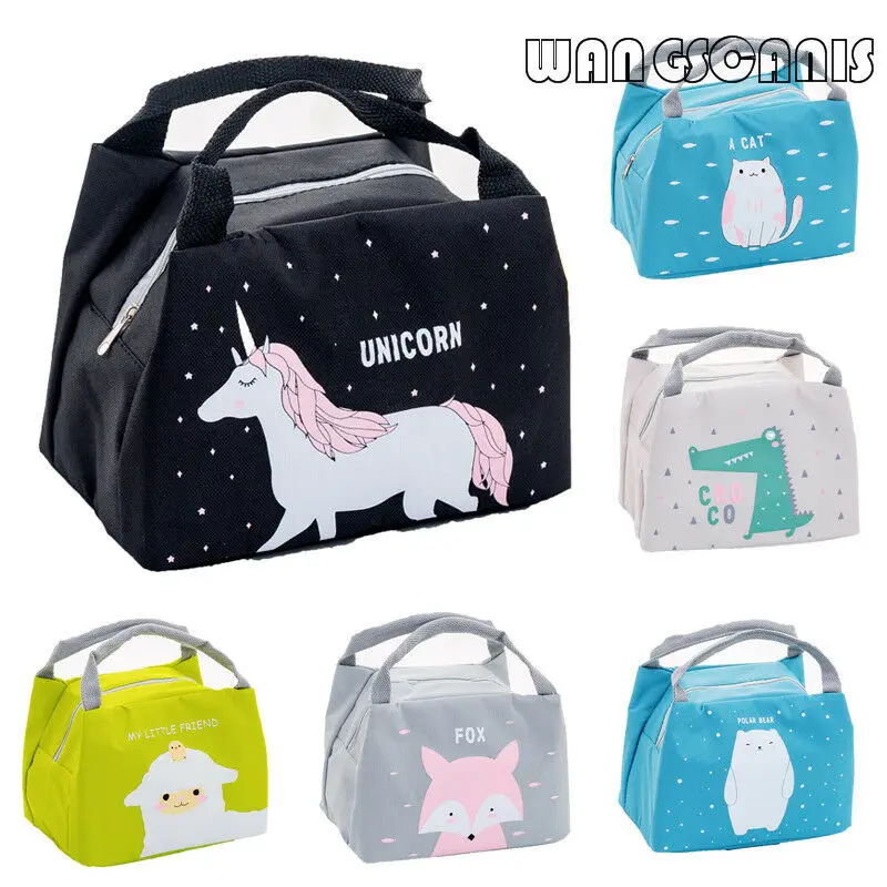 2019 Fashion Brand New Hot Cute Animal Portable Insulated Canvas Cooler Picnic Lunch Bag Thermal Food Tote | Багаж и сумки
