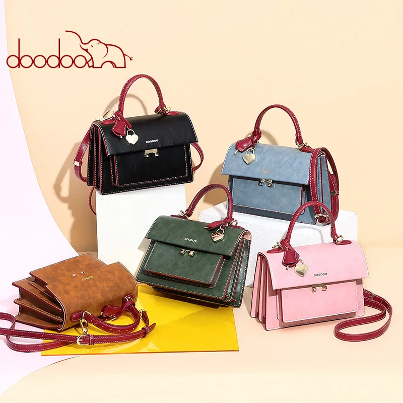 Doodoo 2021 новая женская сумка модные женские сумочки универсальная мессенджер