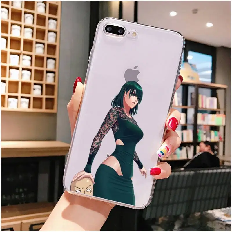 

one punch man Phone Case For iPhone X XS MAX 6 6s 7 7plus 8 8Plus 5 5S SE 2020 XR 11 11pro max Clear funda Cover