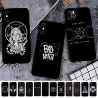 maiyaca witch and cat colorful cute phone case for iphone 13 11 12 pro xs max 8 7 6 6s plus x 5s se 2020 xr cover