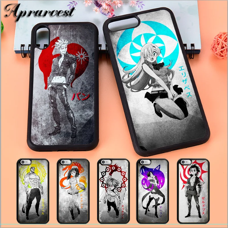 Чехол для телефона Aprarvest Seven Deadly Sins Nanatsu no Taizai Ban чехол iPhone 5 6 6S 7 8 PLUS X XS XR MAX 11 PRO |