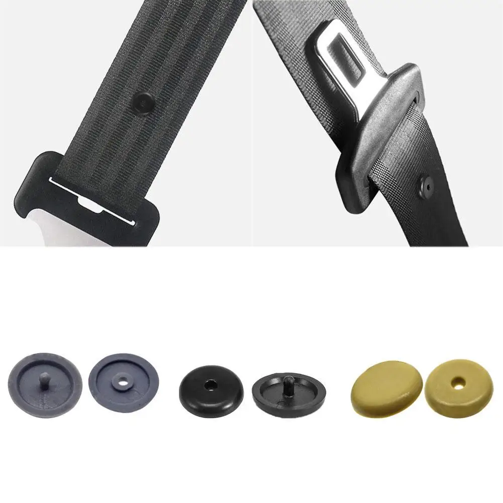 

10Pcs Safety Car Seat Belt Stopper Spacing Buckle Belts Clip Retainer Button Car Accessories Supplies