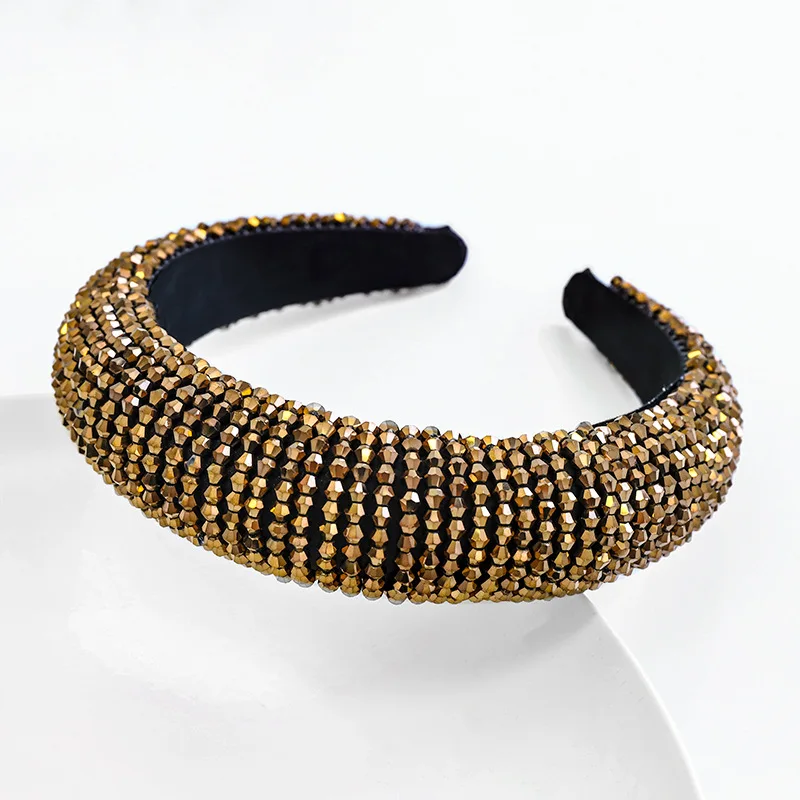 

Женские резинки для волос в стиле барокко ручной работы, женские резинки для волос с бусинами эластичные резинки для волос аксессуары для в...