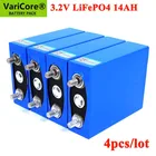 4 шт 3,2 V 14Ah батарейный блок LiFePO4 фосфат 14000 ма-ч для 4S 12V 24V для автомобилей и мотоциклов, аккумуляторные батареи для двигателя модификации Никель